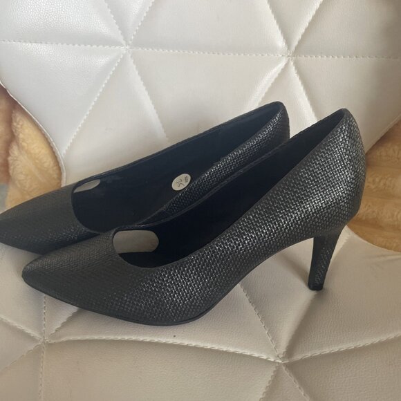 Rockport Women's Total Motion 75 mm PTH Plain Pump Black Glam - Picture 3 of 8